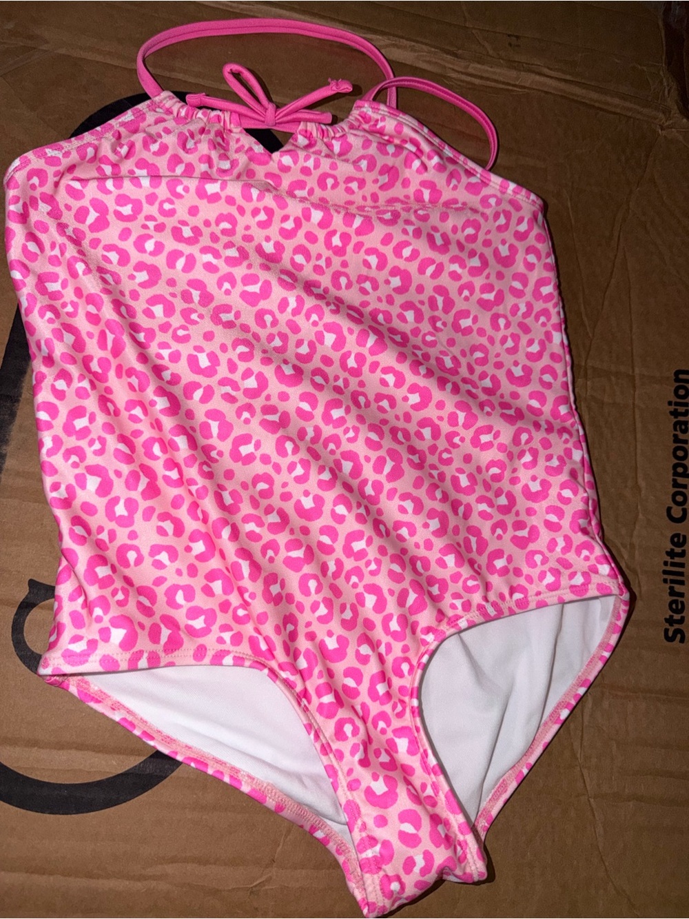 Target Kids Pink Leopard One-Piece Swimsuit